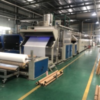 Prix Usine Entoilage Thermocollant Tissé 50D Doux au Toucher pour Soie et Mousseline [PA/PES] Enduit Double Point 150cm