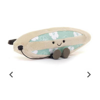 Planche de surf en peluche de style Jelly, version haute qualité, 9 cm, ultra douce, motif floral, avec base lestée, série été