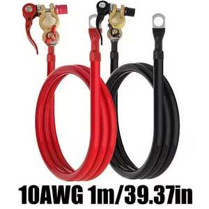 Kawat <span class=keywords><strong>2</strong></span> AWG <span class=keywords><strong>2</strong></span>-Gauge 20 inci dengan <span class=keywords><strong>2</strong></span> perekat meleleh panas tembaga murni koneksi sempurna untuk kabel Terminal baterai negatif otomatis - Product Image 6