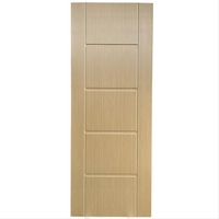 Portes modernes personnalisées en bois WPC placage Mdf intérieur étanche en bois PVC Chambre d'hôtel Portes intérieures Chambre contemporaine