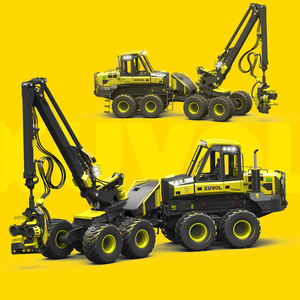 Xvol pemanen hutan 25 Ton kapasitas beban pemuat tongkat pemuat 8 roda pengangkut kayu hidrolik pemuat pemanen - Product Image 4