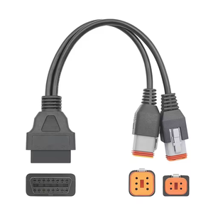Câble d'extension <span class=keywords><strong>OBD</strong></span> 2 4 broches 6 broches vers 16 broches Adaptateur <span class=keywords><strong>OBD</strong></span> pour Harley Davidson <span class=keywords><strong>Moto</strong></span> Faisceau de câblage 6+4 broches - Product Image 6