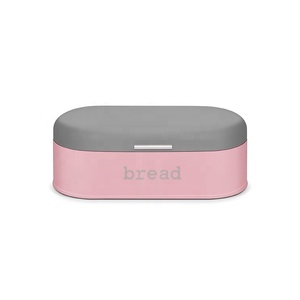 High Quality Reusable Metal Storage Container Bread Box Bin with Lid