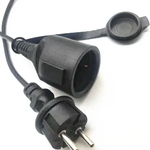 220v Power Cord Extension Cord CE VDE 16A 220V 3 Pin Plug European Standard Extension Lead