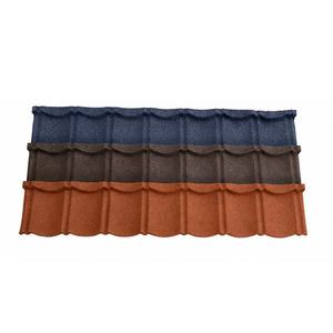 Tuiles de <span class=keywords><strong>toiture</strong></span> en métal ondulé Galvalume revêtues de pierre Dibaier pour entrepôt, villa, ignifuges/résistantes à la chaleur/imperméables/résistantes au vent - Product Image 6