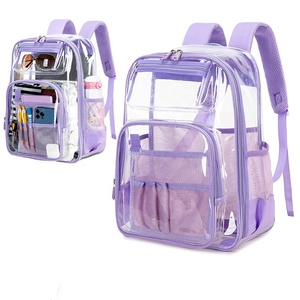 Lớn Rõ Ràng Ba Lô Nhiệm Vụ Nặng Nề Trong Suốt Ba Lô Xem Thông Qua Ba Lô Rõ Ràng Bookbag Cho Sinh Viên Trường Làm Việc Du Lịch - Product Image 6