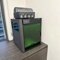 Imprimante 3D FDM Bambu Lab H2C AMS Combo avec Hotend Vortek Interchangeable, Chambre Chauffée CoreXY 7 Couleurs pour Filament d'Ingénierie