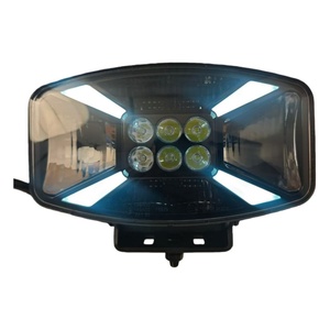 อะไหล่ระบบไฟรถบรรทุกคุณภาพสูง ไฟสปอร์ตไลท์ LED สีขาวและสีเหลือง 24V 10 นิ้ว สำหรับรถบรรทุกทั่วไป - Product Image 2