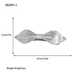 Pinzas de Pelo de Metal con Perlas Estilo Coreano para Mujeres y Niñas, Pasador de Pelo con Lazo de Diamantes de Imitación de Lujo, Elegante Estilo Francés - Product Image 5