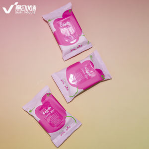 Mulheres Organic Feminine Small Natural Sample Wipes Embalagem Individual Feminine <span class=keywords><strong>Wipe</strong></span> Ph para Limpeza Cuidados Vaginais - Product Image 1