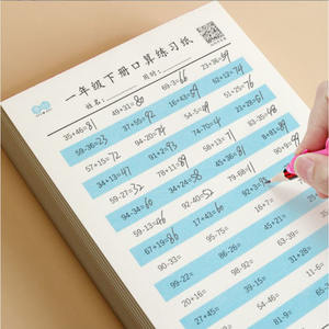 หนังสือคำนวณด้วยปากเปล่าสำหรับนักเรียนชั้นประถมศึกษา สมุดฝึกหัดคณิตศาสตร์ 8x8 นิ้ว แบบฝึกหัดกระดาษสำหรับการฝึกคณิตศาสตร์ชั้นประถมศึกษาปีที่ 1 - Product Image 1