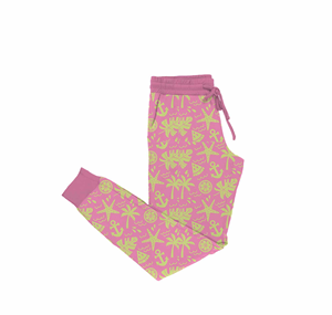 Pantaloni da Jogging da Donna con Stampa Floreale e Animalier, Vita Elastica, Comodi e Morbidi in Bambù - Product Image 3