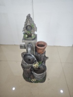 Fontaines d'eau de jardin d'extérieur effet bronze, prix direct usine, en résine, fontaine à oiseaux
