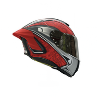Casque de moto TOOP DOT ABS Cascos ECE casques de moto intégraux avec visière REVO casques à gros becquet galvanisés pour hommes