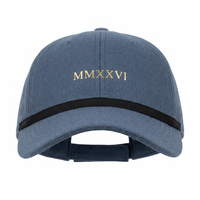 Casquette de baseball unisexe rétro-futuriste QuietLuxury en polyester/coton Oxford Argyle SatinBand, broderie personnalisée, style vintage, pour le sport