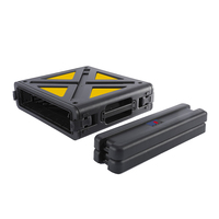 Boîtier moulé par injection PPU de 19 pouces |   Boîtier de rack ouvert 2U pour équipements audio, micros et processeurs d'effets