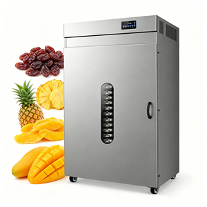 Deshidratador de Alimentos Comercial de Acero Inoxidable, 220V, Eléctrico, de Gran Capacidad, para Frutas y Carnes, con Panel de Control Digital - Product Image 1