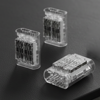 Connecteur d'alimentation transparent à 3 broches sans outil pour boîtier PC, connexion à sertir avec fil 22AWG, 300V 1.5-5.0A, épissure fiable, prix de gros