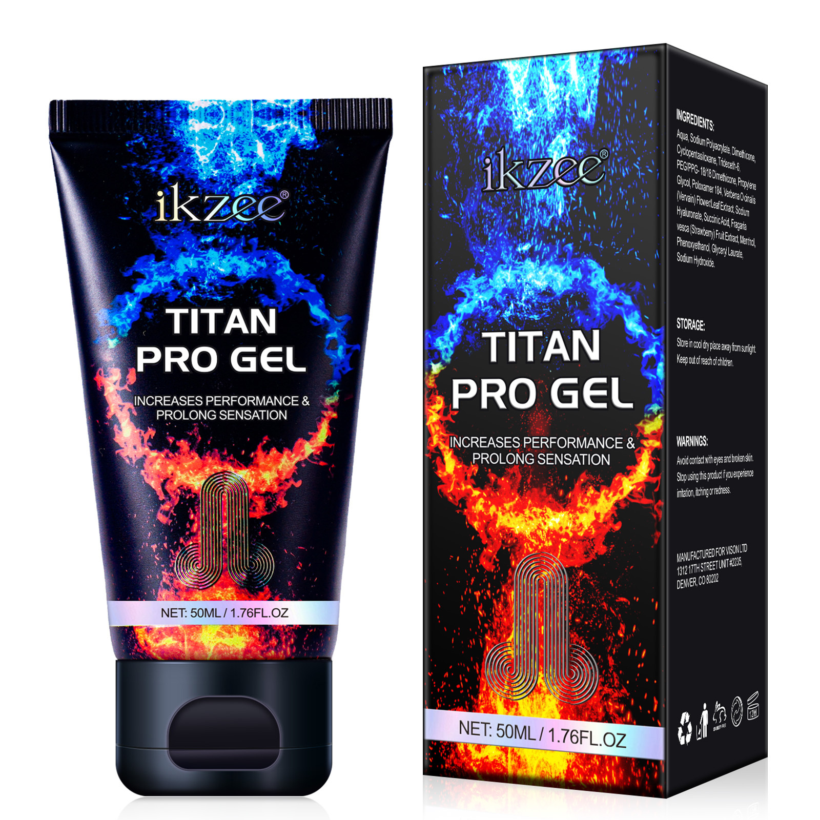 Titan gel タイタンジェル ペニスクリーム 増大クリーム 男の自信アップ イクジーオリジナルタイタンプロジェル陰茎増大増長クリーム成人男性用