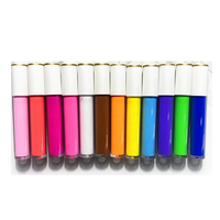 BATHSTATION Eyeliner Liquide Coloré Arc-en-ciel Néon Très Pigmenté Personnalisé, Tendance, Longue Durée, Imperméable, Formule Chimique