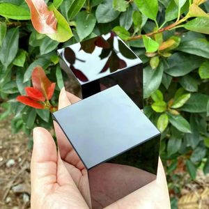 Venta al por Mayor de Cubos de Obsidiana Tallados de Estilo Bohemio Natural, de Alta Calidad, Tendencia de Moda, 3-4 cm, Negros, para Decoración del Hogar y Regalos - Product Image 6