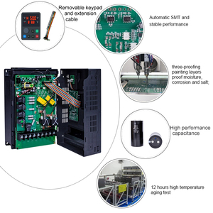 M-driver 0.75kw 2.2kw <span class=keywords><strong>AC</strong></span> <span class=keywords><strong>Vector</strong></span> tần số ổ đĩa biến tần ba giai đoạn Ba đầu ra biến máy bơm nước chuyển đổi 50Hz 60Hz - Product Image 6