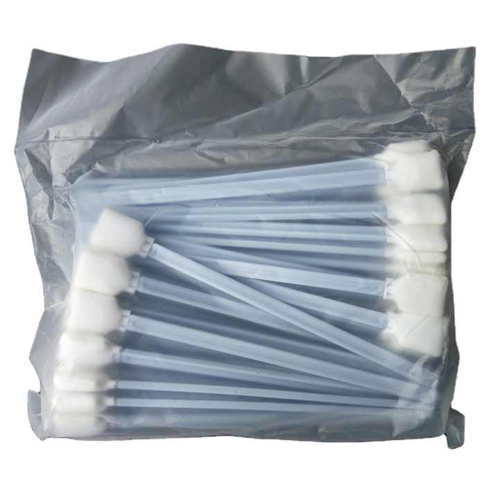 50PCS High quality big long 23cm printhead foam swabs stick for