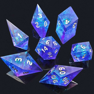 Mini Planet DND - Juego de Dados Poliédricos de Resina Hechos a Mano con Núcleo Líquido de Astronauta para Juegos de Mesa TRPG de Dragones y Mazmorras - Product Image 3