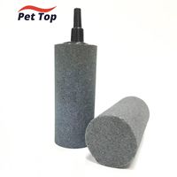 Pierre à air écologique en sable de silice bleu HAOHAI pour aquarium, 30mm*70, forme irrégulière, accessoires pour pompe à air hydroponique, boîte