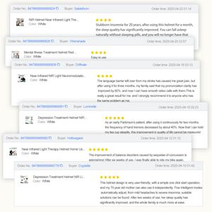 Lámpara de Fotobiomodulación, Neurofeedback, Casco de <span class=keywords><strong>Terapia</strong></span> de 1070 nm, Dispositivo Cerebral para Trastornos Ocupacionales, Parkinson, Pediátrico, para Alzheimer y Autismo - Product Image 6