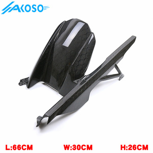 AKOSO Guardabarros Trasero de Fibra de Carbono Pura 3K para Motocicleta, Protector de Cadena y Salpicaduras para <span class=keywords><strong>BMW</strong></span> S1000RR <span class=keywords><strong>M1000RR</strong></span> S1000R <span class=keywords><strong>2019</strong></span>-2025 - Product Image 6