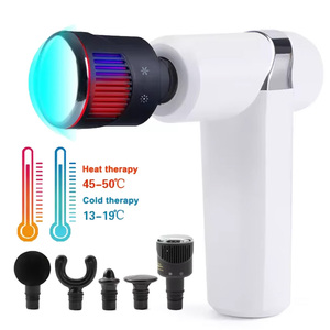 Pistola de masaje de tejido profundo profesional portátil barata con función de calefacción y refrigeración - Product Image 1