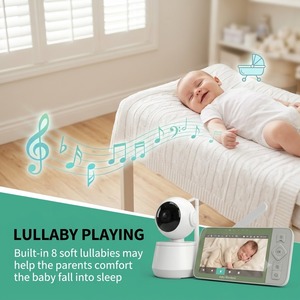 Monitor para Bebés KT624W de 5.5 Pulgadas y 720P con WiFi, Seguimiento Inteligente por IA, Control Remoto a través de la Aplicación Tuya, Comunicación Bidireccional, Visión Nocturna Automática, Cámara VOX - Product Image 3