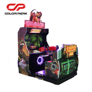 Colorful Park <span class=keywords><strong>Dino</strong></span> Shooting Arcade, <span class=keywords><strong>Juego</strong></span> de Pistola de Luz Operado con Monedas de Jurassic Park - Product Image 1