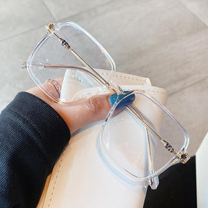 Chaiai – lunettes anti-lumière bleue pour femmes, monture rectangulaire complète TR90, style coréen, design uni tendance - Product Image 4