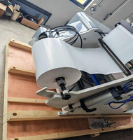 Machine à découper les étiquettes adhésives et les films plastiques RTFQ-550, facile à utiliser, avec déchargement automatique
