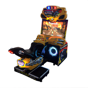 Máquina de Juego Arcade de Carreras de Motos Doble Súper FF Motorizada, con 1 Año de Garantía en Inglés, para Diversión Infantil - Product Image 5