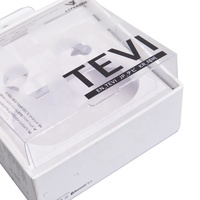 Cartón de embalaje de papel electrónico personalizado para auriculares y auriculares inalámbricos cartón corrugado con laminación mate de ventana transparente