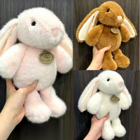 Nouvelles peluches en fourrure de lapin de 8 pouces, jeu d'arcade à griffes, jeu de machine à griffes, rembourrage en coton PP pour les jeunes
