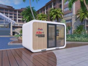 Casa costiera sopraelevata Anti-Tsunami-<span class=keywords><strong>rifugio</strong></span> prefabbricato a prova di tempesta per aree soggette a inondazioni (con opzione capsula di salvataggio) - Product Image 5