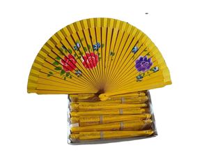 Abanicos de mano de madera con diseño español de última generación, impresos por ambos lados, para regalos empresariales al por mayor - Product Image 4