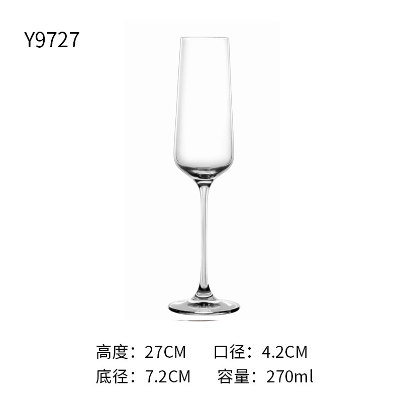 Fast delivery 660ml Handmade crystal red wine glass goblet