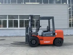 Truk forklift diesel EVERLIFT 2500kg 3000kg 3500kg 3m-6m shifter samping forklift mesin Jepang