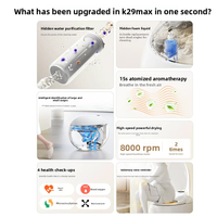 Nouvel Ensemble WC Bidet Intelligent Électrique Superbe en Forme d'Œuf avec Chauffage Instantané et Séchage Intégré