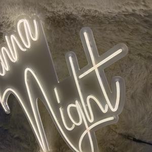 Lumière néon acrylique LED Henna <span class=keywords><strong>Night</strong></span> pour la décoration d'ambiance de mariage avec des options personnalisables - Product Image 5