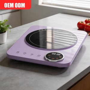Table de cuisson à induction portable 2000W, écran tactile, cuisson rapide, économie d'énergie, robuste, légère, écran tactile couleur - Product Image 2