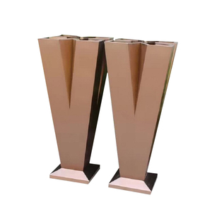 Vaso di fiori in metallo dorato <span class=keywords><strong>fioriere</strong></span> e vasi di fiori interni in acciaio inossidabile - Product Image 6