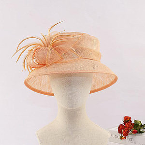 Chapeaux de cérémonie, chapeaux de fête du thé, chapeaux Kentucky Derby, fascinateurs, chapeaux <span class=keywords><strong>courts</strong></span> en sinamay <span class=keywords><strong>pour</strong></span> femme - Product Image 1
