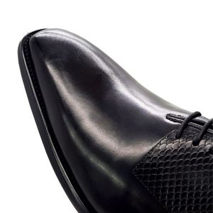 Luxury Genuine Leather Italian slip on Oxford <b>Shoes</b> Men - Product Image 2