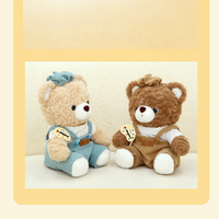 Ours en peluche personnalisé, jouet en peluche doux, animal en peluche, vente en gros, fabricant OEM ODM, compagnon pour enfants, cadeaux d'anniversaire